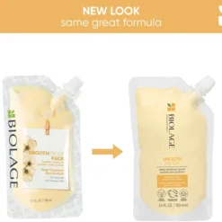 Biolage Essentials SmoothProof -Promos Beau Lisse Boutique biolage essentials smoothproof masque profond pour cheveux indisciplines et frisottis 2