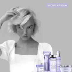 Kérastase Blond Absolu Bain Ultra-Violet 15 Kérastase Blond Absolu Bain Ultra-Violet -Promos Beau Lisse Boutique kerastase blond absolu bain ultra violet shampoing bain pour les cheveux blonds froids ayant subi une decoloration ou un balayage 5