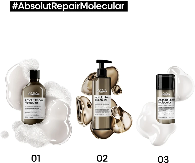 L’Oréal Professionnel Serie Expert Absolut Repair Molecular 7 L’Oréal Professionnel Serie Expert Absolut Repair Molecular – Image 5