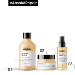 L’Oréal Professionnel Serie Expert Absolut Repair -Promos Beau Lisse Boutique loreal professionnel serie expert absolut repair shampoing regenerateur en profondeur pour cheveux secs et abimes 3