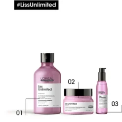 L’Oréal Professionnel Serie Expert Liss Unlimited -Promos Beau Lisse Boutique loreal professionnel serie expert liss unlimited shampoing lissant pour cheveux indisciplines 2