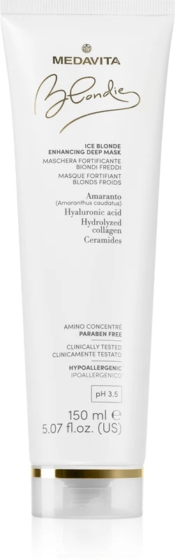 Medavita Blondie Ice Blonde Enhacing Deep Mask 3 Medavita Blondie Ice Blonde Enhacing Deep Mask