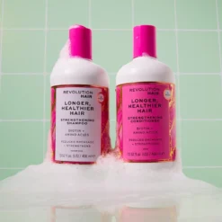 Revolution Haircare Longer, Healthier -Promos Beau Lisse Boutique revolution haircare longer healthier shampoing fortifiant et revitalisant pour cheveux longs 2