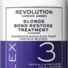 Revolution Haircare Plex Blonde No.3 Bond Restore Treatment 2 Revolution Haircare Plex Blonde No.3 Bond Restore Treatment -Promos Beau Lisse Boutique revolution haircare plex blonde no 3 bond restore treatment cure capillaire intense pour cheveux secs et abimes