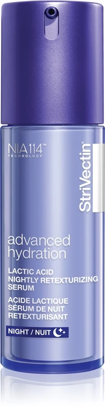 StriVectin Advanced Hydration Lactic Acid Nightly Retexturizing Serum 3 StriVectin Advanced Hydration Lactic Acid Nightly Retexturizing Serum